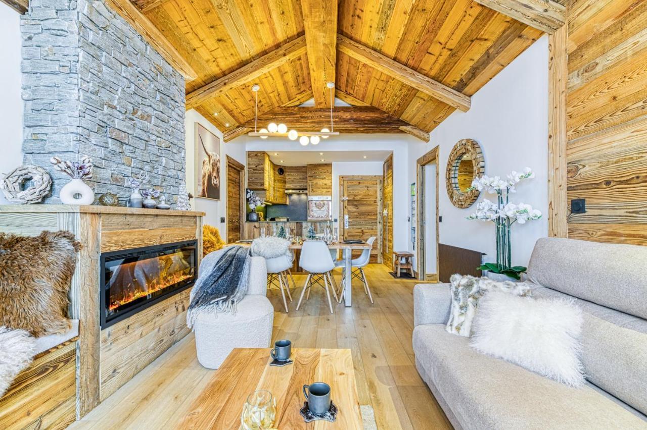 Appartement Style Chalet 5* Vue Mont-Blanc - Arc 1950 Les Arcs  Eksteriør bilde